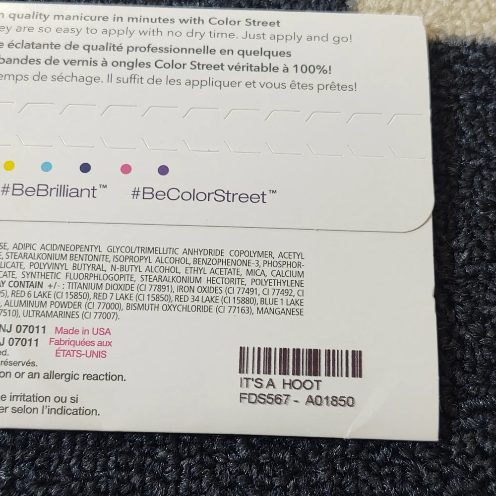 Color Street - It's A Hoot! Nail Strips - Retired - NWT - Picture 7 of 10